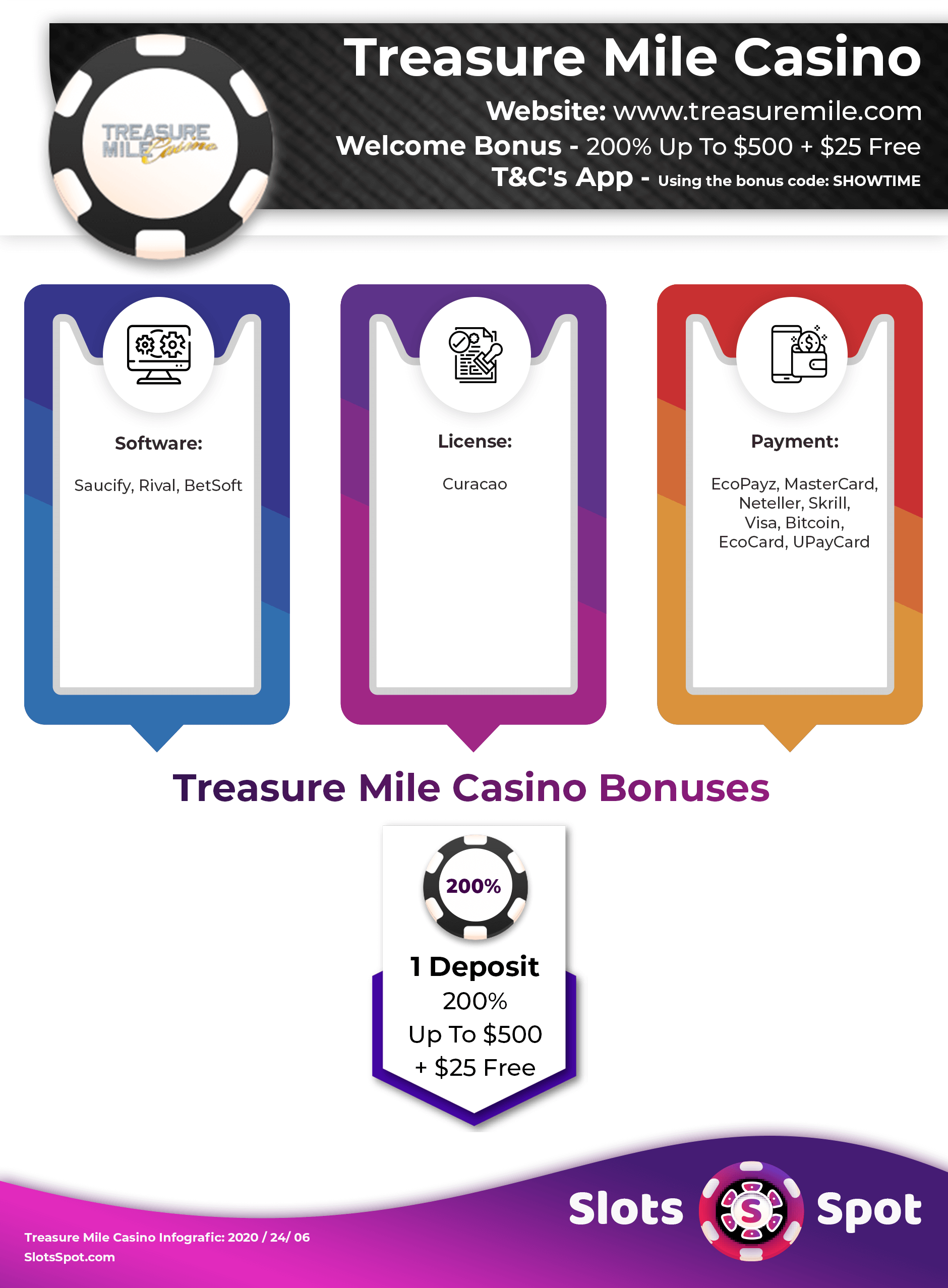 Treasure mile casino free chip